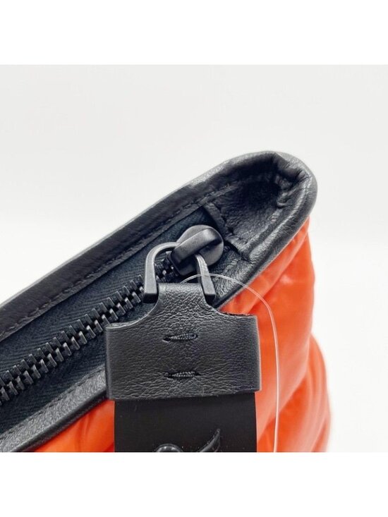 Moncler Clutch Pouch GM Orange Black Nylon